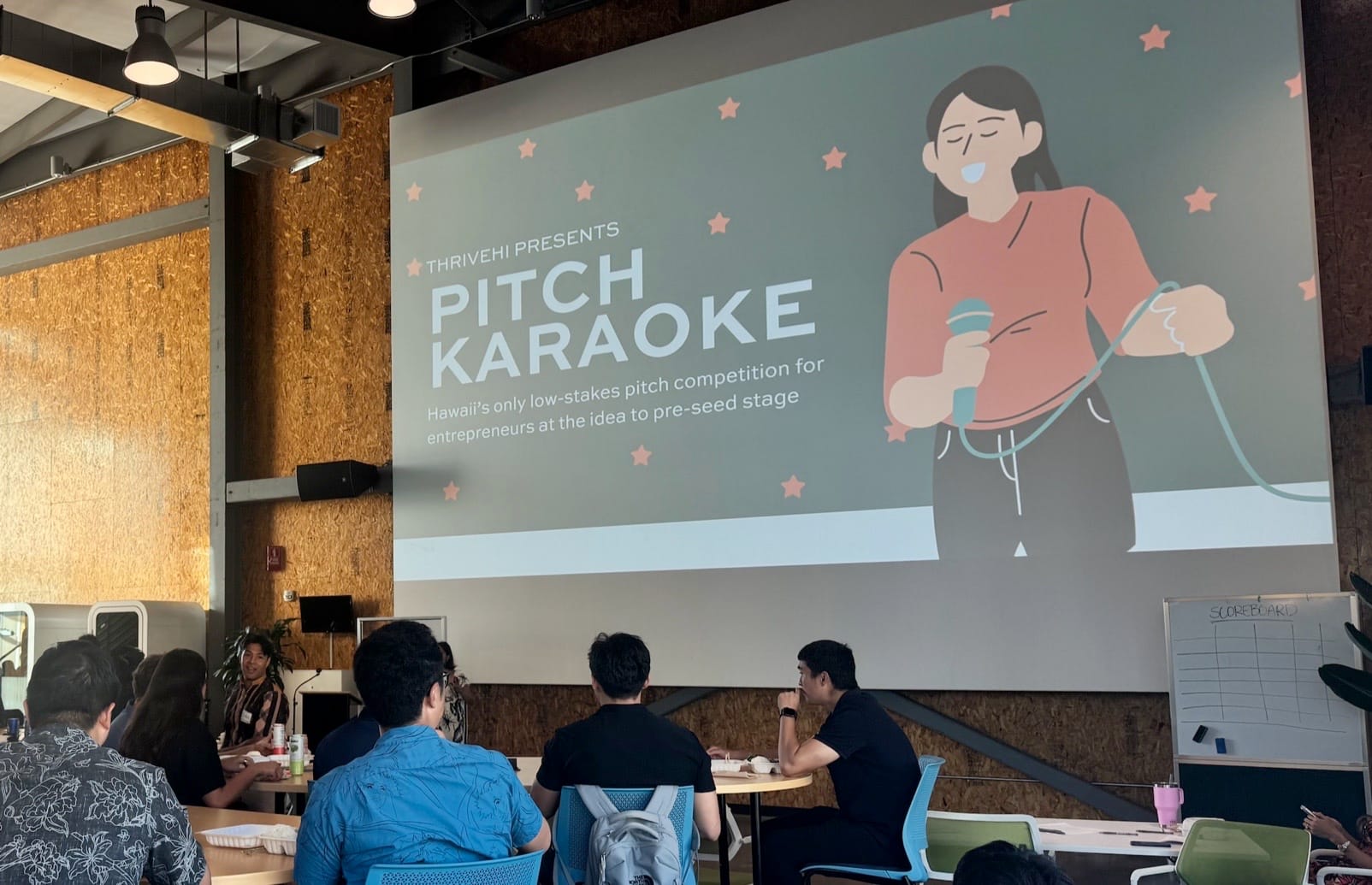Pitch karaoke from Thrive Hawaii