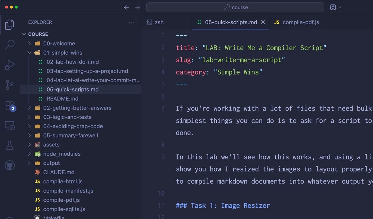 Creating a Markdown Compiler