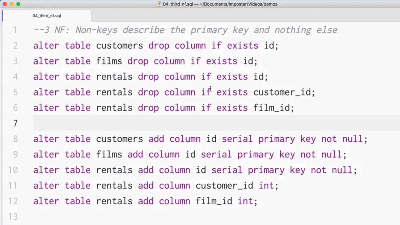 Database Normalization