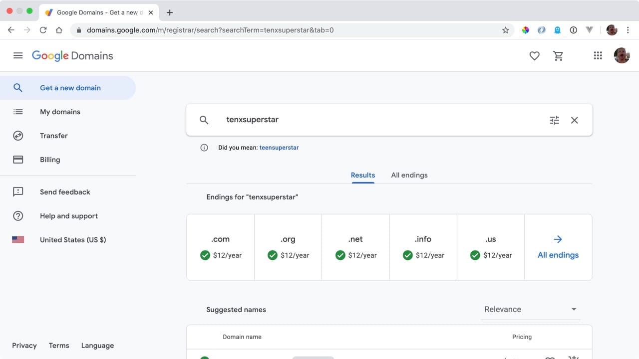 Exercise: Business Name