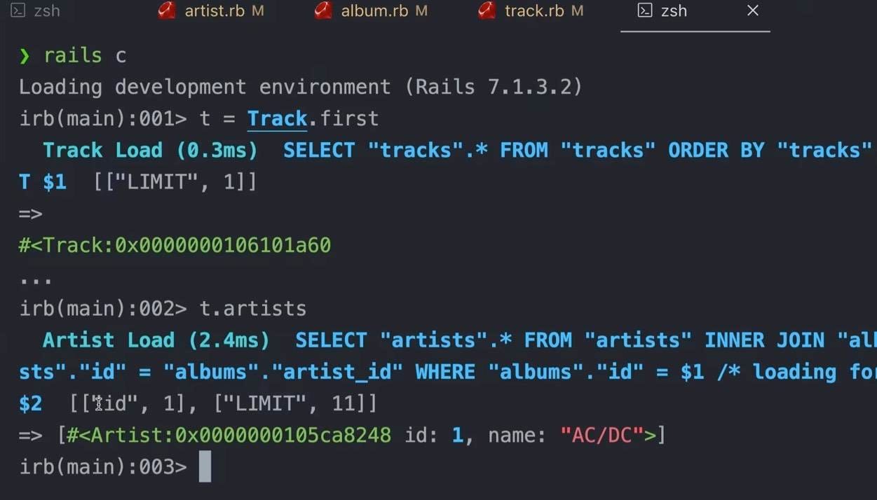 More Complex Many to Many