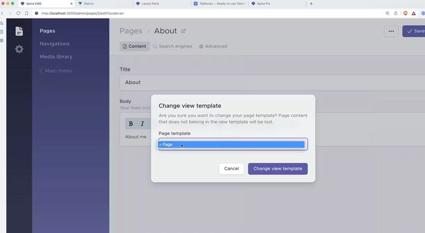 Defining Parts of a Page