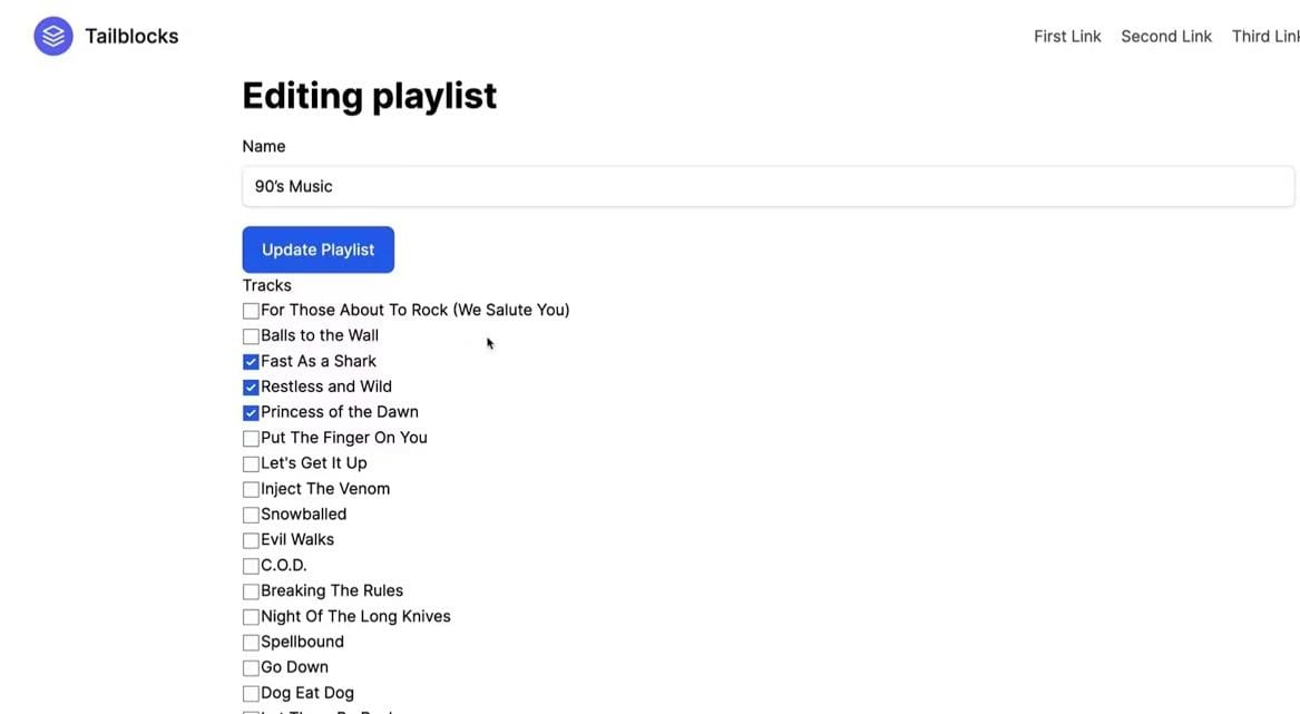 Editing Many to Many Records