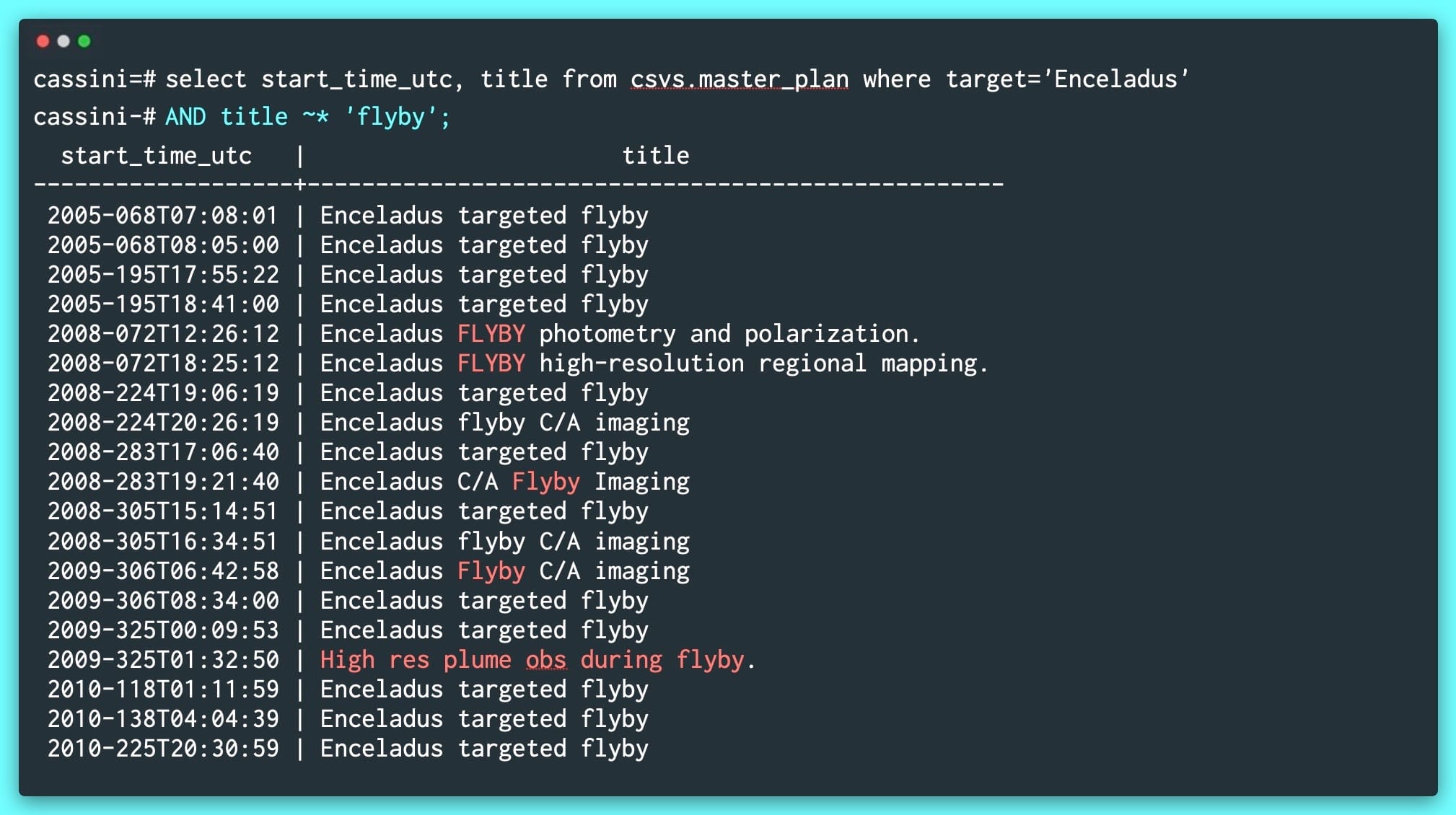 Narrowing Our Search