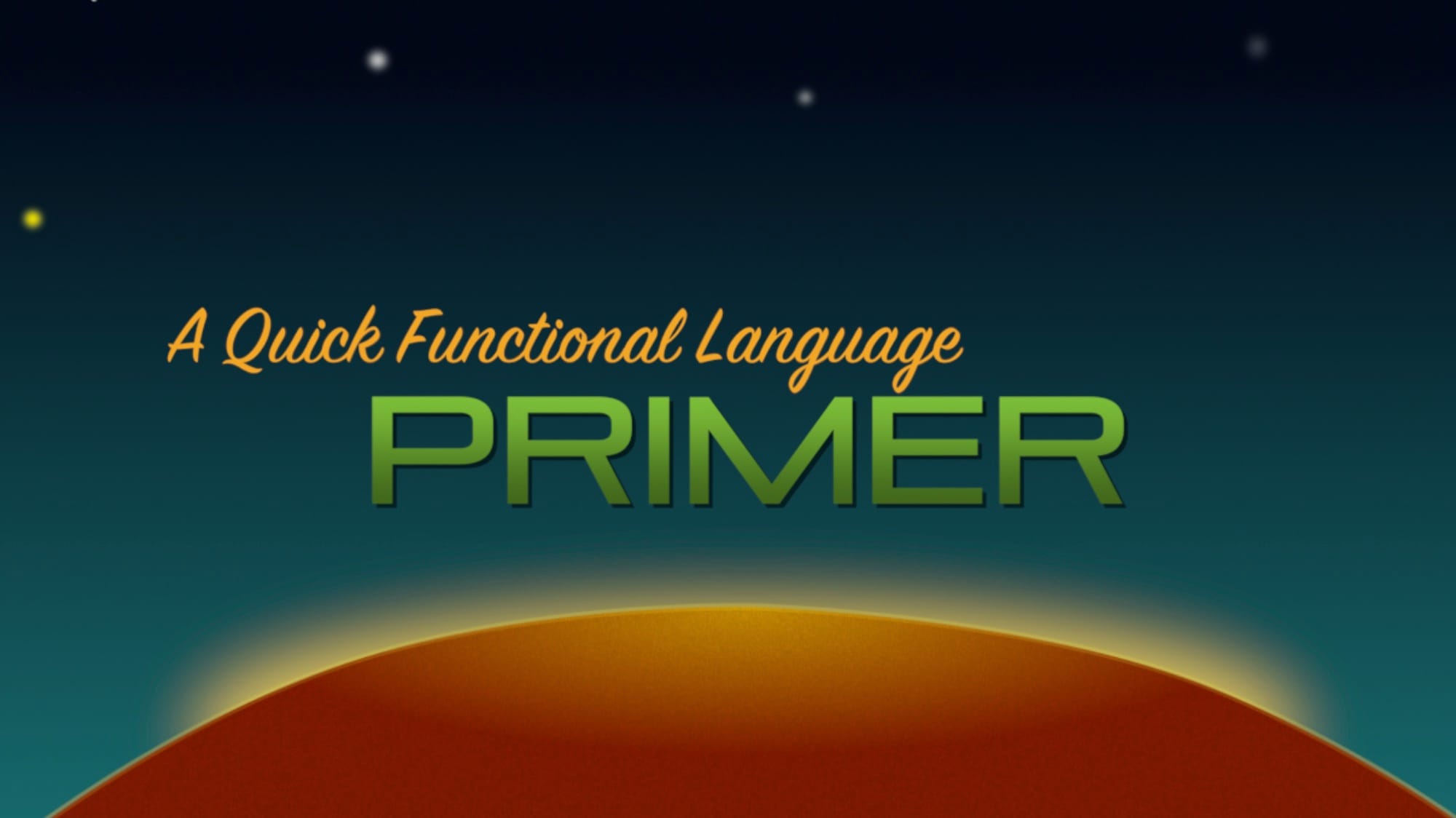 Functional Programming Primer
