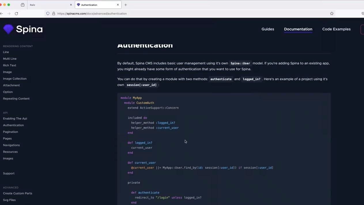 Integrating Devise and Spina