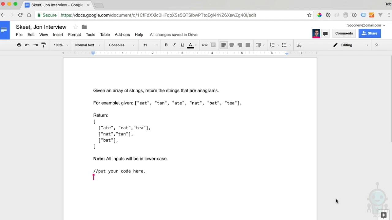 Jon Skeet: Anagram Checker