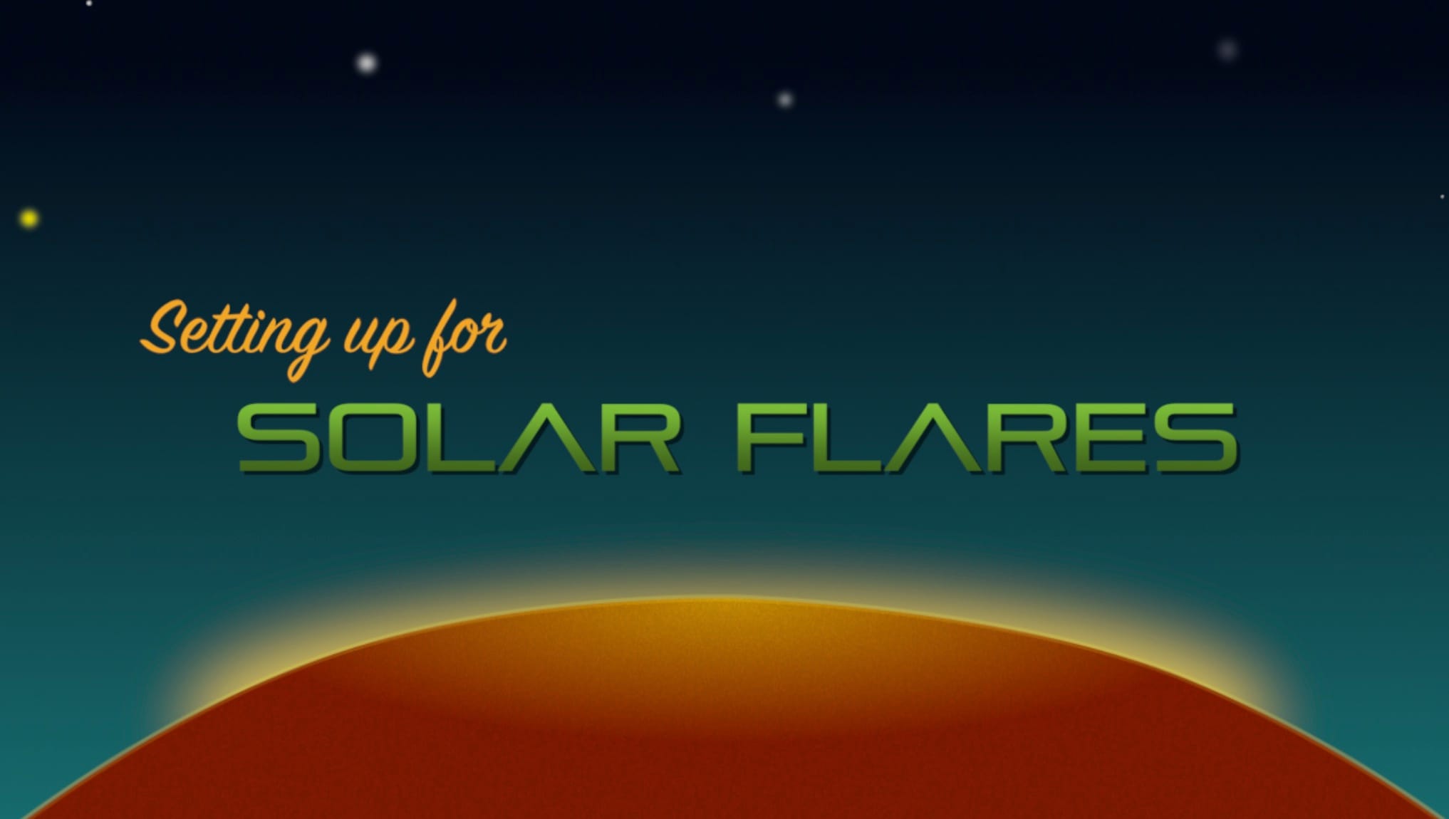 Solar Flare Project Setup