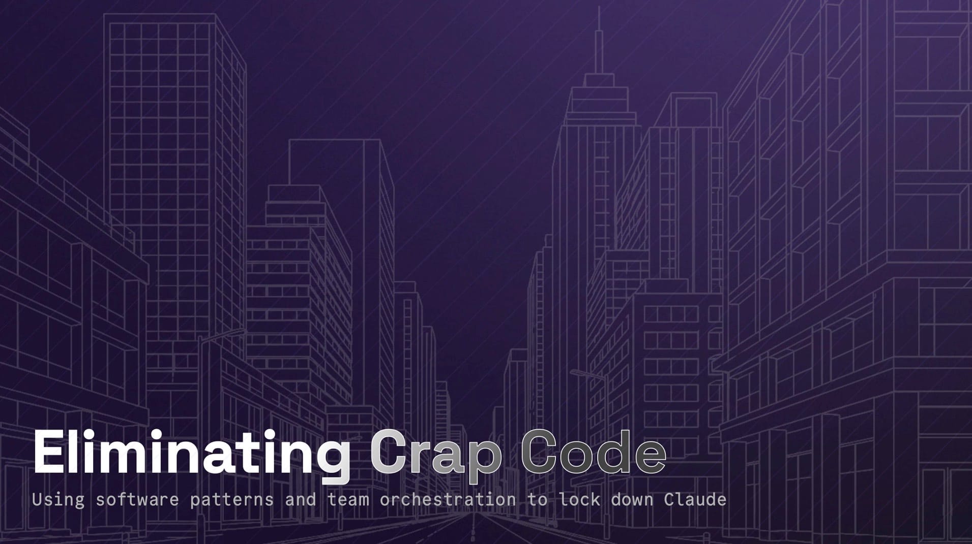 No More Slop Code