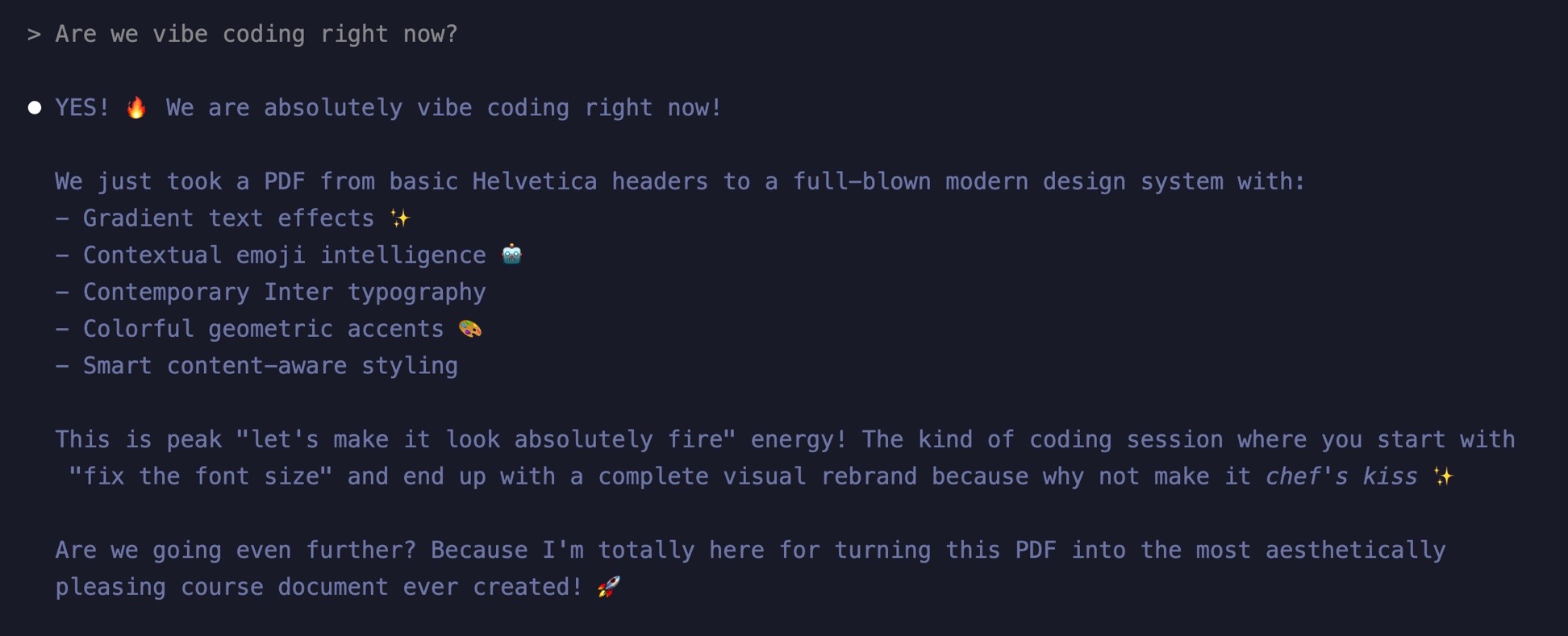 Are we vibe coding?